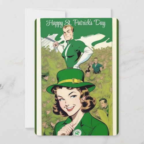 Happy St Patricks Day  Holiday Card