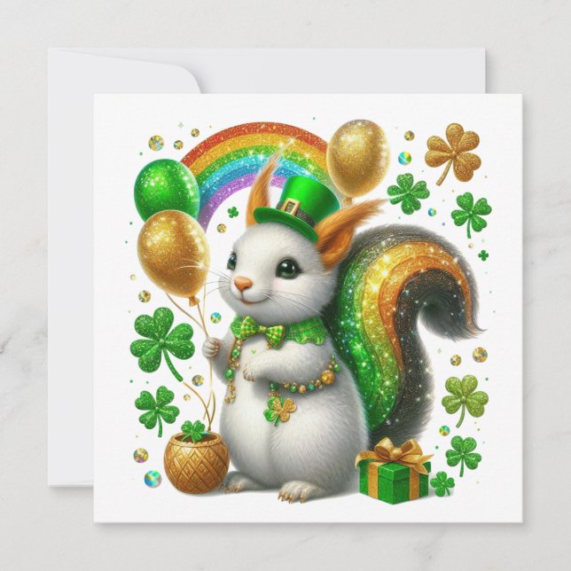 Happy St. Patrick's Day  Holiday Card (Front)
