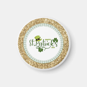 Happy St. Patrick's Day, holiday design, Magnet