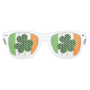 Happy St. Patrick's Day Irish Flag Shamrock Paddy Kids Sunglasses
