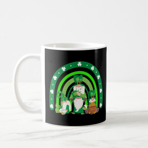 Happy St Patricks Day Irish Gnome Drinking Lucky S Coffee Mug