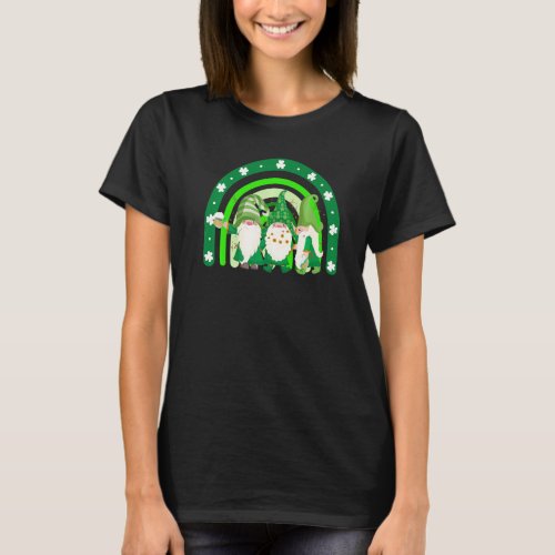 Happy St Patricks Day Irish Gnome Drinking Lucky S T_Shirt