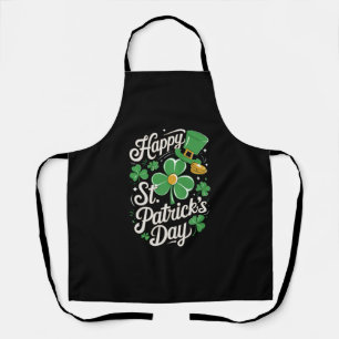 Happy St Patrick's Day Irish Heritage St Patty's Apron