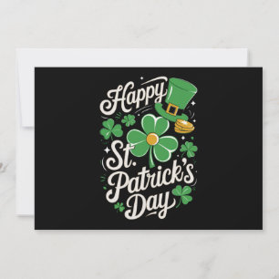Happy St Patrick's Day Irish Heritage St Patty's Invitation