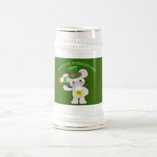 Happy St. Patrick's Day Irish Mouse Beer Stein
