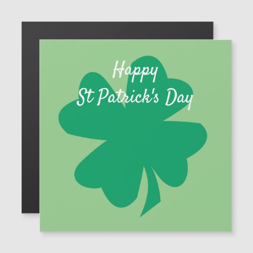 Happy St Patricks Day Irish Shamrock Leaf Custom