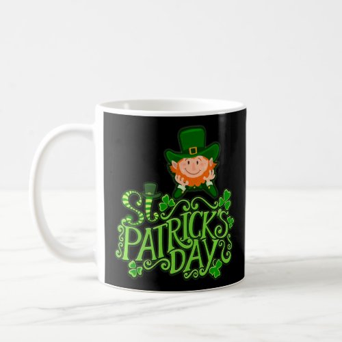 Happy St Patricks Day Irish Shamrock Leprechaun   Coffee Mug