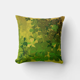 Happy St.Patrick's Day,irish shamrocks Throw Pillow