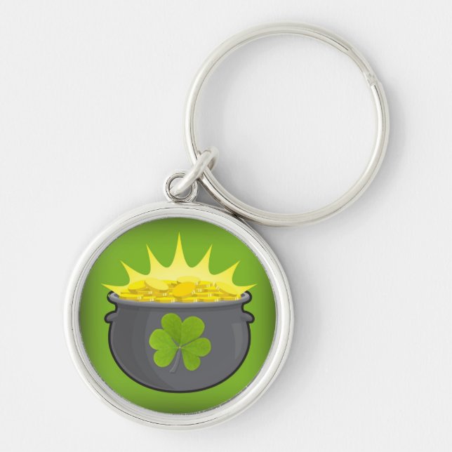 Happy St. Patrick's Day! Keychain (Front)