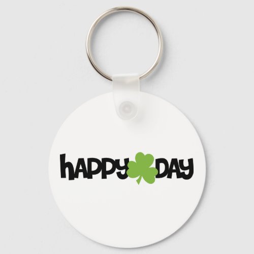 Happy St Patricks Day Keychain