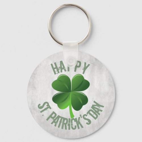 Happy St Patricks Day Keychain