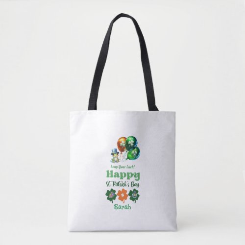 Happy St Patricks Day Leap Year Luck Tote Bag