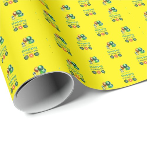 Happy St Patricks Day Leap Year Luck Wrapping Paper