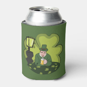 "HAPPY ST. PATRICK'S DAY" LEPRECHAUN CAN COOLER