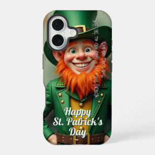 Happy St. Patrick's Day Leprechaun iPhone 16 Case