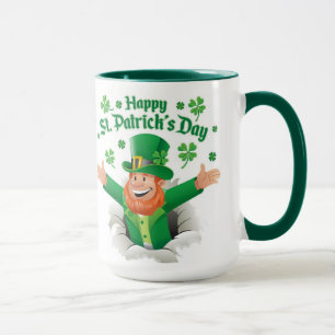Happy St. Patrick's Day leprechaun Mug