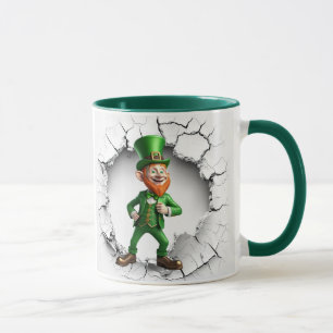 Happy St. Patrick's Day Leprechaun Mug