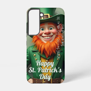 Happy St. Patrick's Day Leprechaun Samsung Galaxy S22 Case