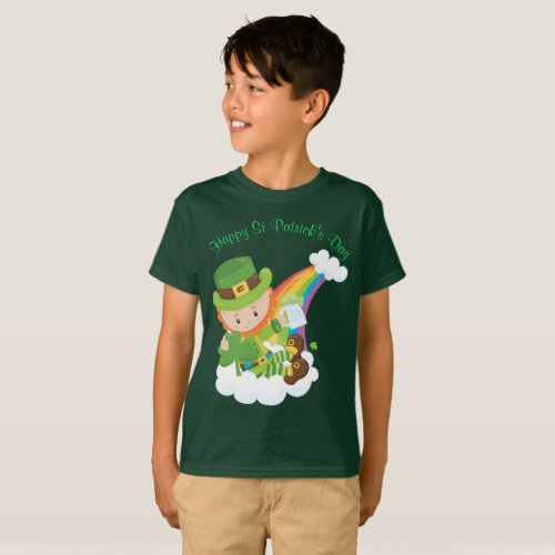 Happy St Patricks Day Leprechaun T_Shirt