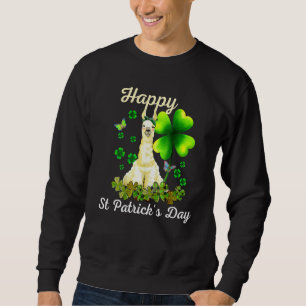 Happy St Patricks Day Llama Green Shamrock Happy S Sweatshirt