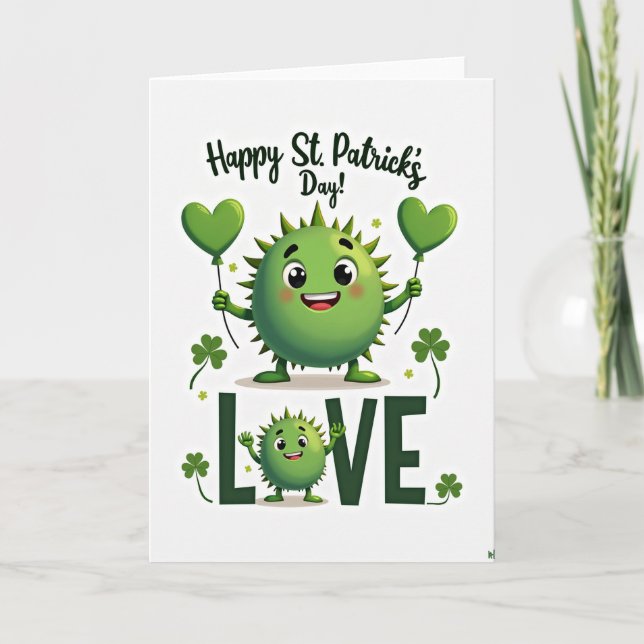 Happy St Patricks Day Love Card (Front)