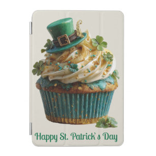Happy St. Patrick's Day Lucky Cupcake iPad Mini Cover