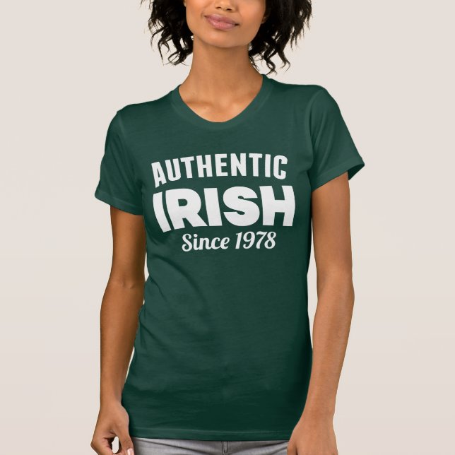 Happy St. Patrick's Day | Lucky Irish Since T-Shirt (Front)