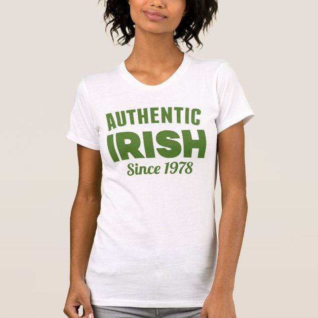 Happy St. Patrick's Day | Lucky Irish Since T-Shirt (Front)