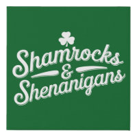 Happy St Patricks Day Lucky Shamrock&Shenanigans