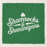 Happy St Patricks Day Lucky Shamrock&Shenanigans Scarf<br><div class="desc">Happy St Patricks Day Lucky Shamrock&Shenanigans</div>