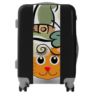 Happy St. Patrick's Day Luggage Cat