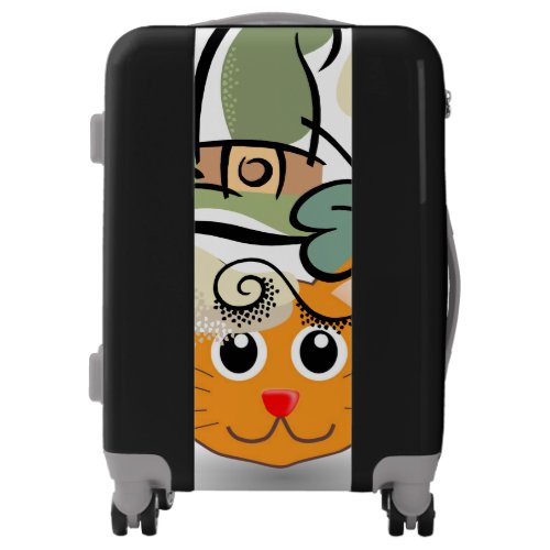 Happy St Patricks Day Luggage Cat
