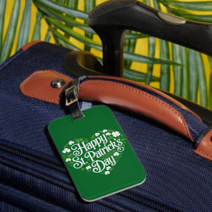 Happy St Patrick's Day Luggage Tag
