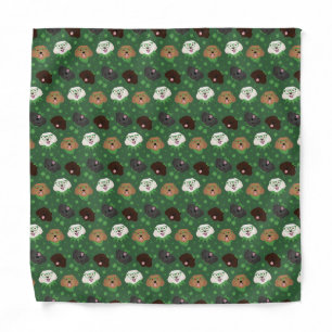 Happy St Patricks Day Maltipoo Dogs Bandana