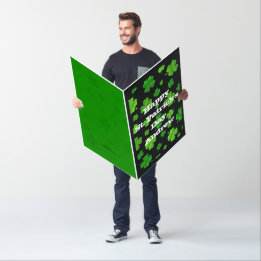 Happy St. Patricks Day or Guys Birthday Big Card