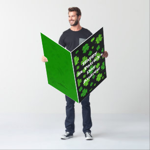 Happy St. Patricks Day or Guys Birthday Big Card