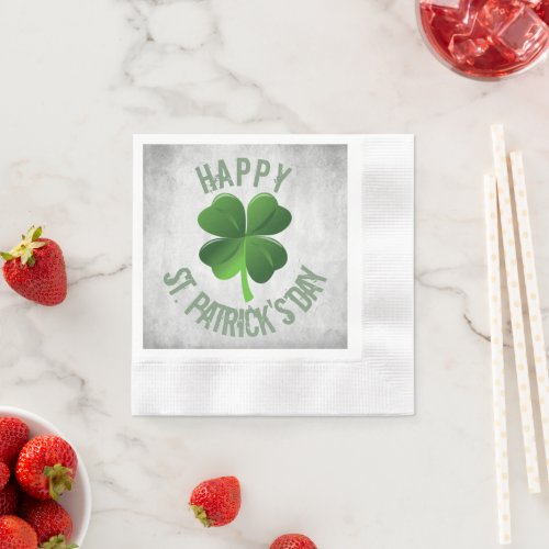 Happy St Patricks Day Paper Napkins