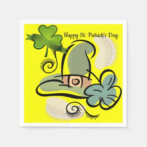 Happy St Patricks Day Paper Napkins