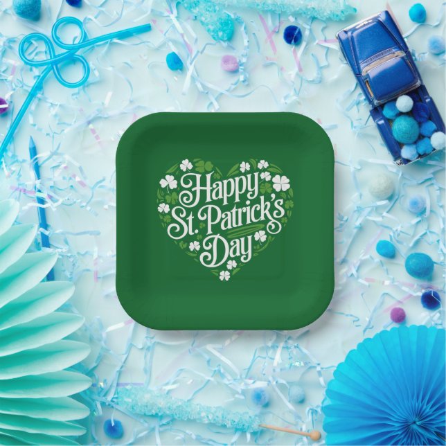 Happy St Patrick's Day  Paper Plates (Party)