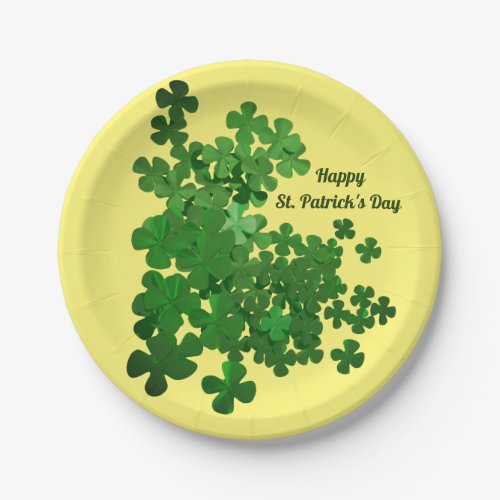 Happy St Patricks Day Paper Plates