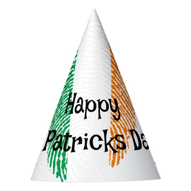 Happy St. Patricks day party hat (Front)