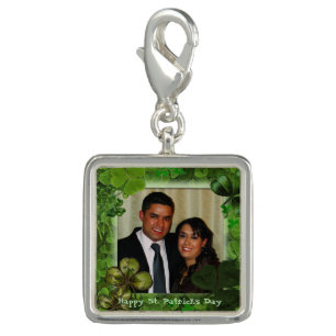 Happy St. Patrick's Day Photo Charm