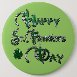 Happy St Patricks Day Pinback Button