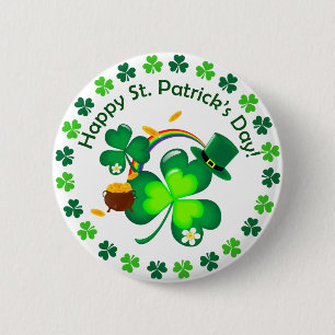 Happy St. Patrick's Day Pinback Button