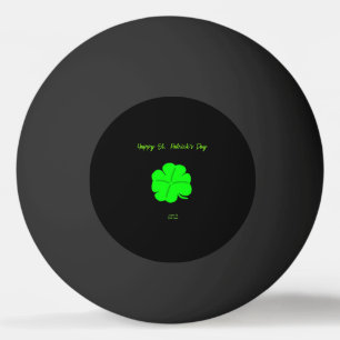 Happy St. Patrick's Day Ping Pong Ball