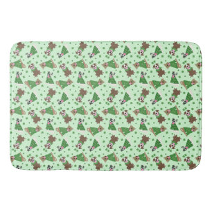 Happy St Patricks Day Pit Bull Dogs Bath Mat