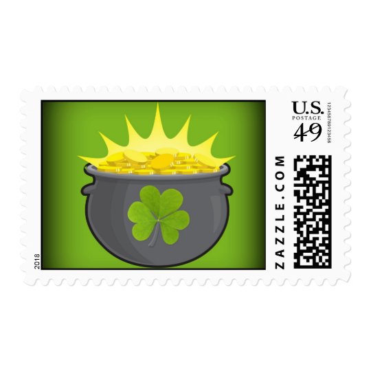 Happy St. Patrick's Day Postage Stamp