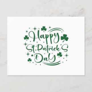 happy St Patrick's Day Postcard