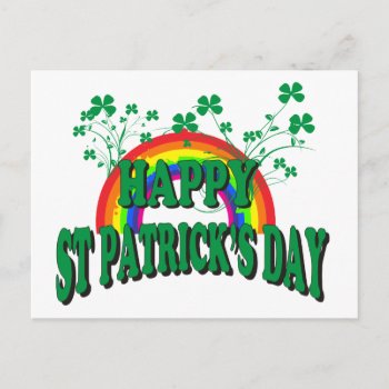 Happy St Patrick's Day Postcard by St_Patricks_Day_Gift at Zazzle