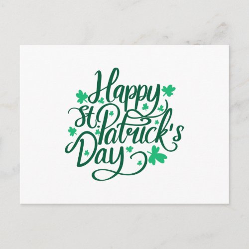 Happy St Patricks Day Postcard